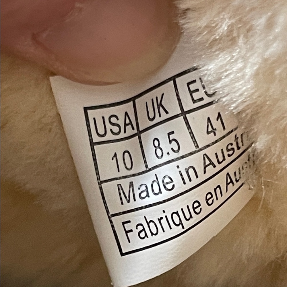 UGG Blue Denim Logo Pattern Shearling-Lined Winte… - image 11